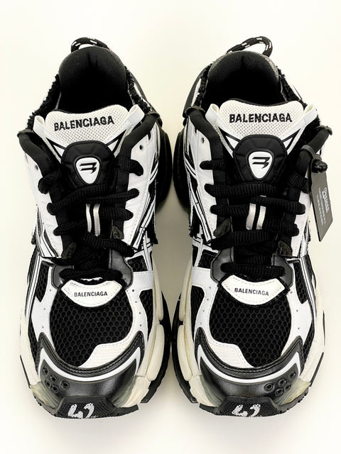 Balenciaga 'White Black Track Runner' | EU M 42 / US M 9