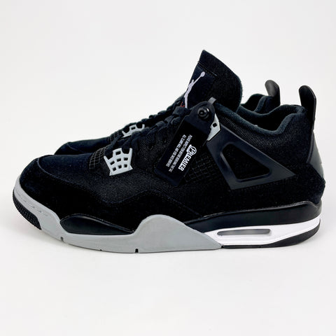 Air Jordan 4 Retro 'Black Canvas (2022)' | US M 11.5 (No Box)