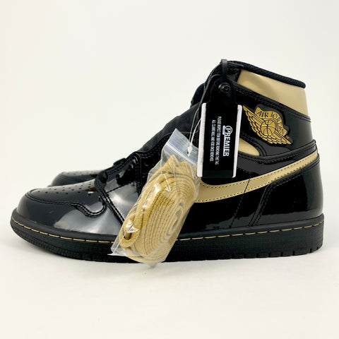 Air Jordan 1 Retro High 'Black Metalic Gold (2020)' | US M 9.5