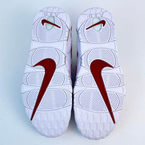 Nike Air More Uptempo 'White Varsity Red Outline (2018)' | US M 10