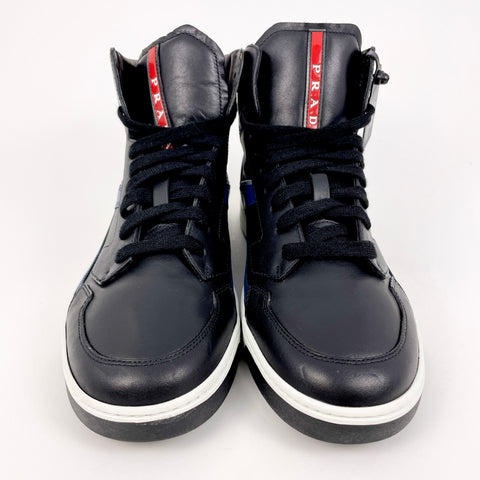 Prada 650 MB2 Sneaker High 'Black Blue' | US M 8.5