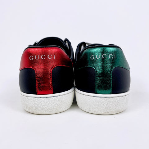 Gucci Ace Low 'Black Snake Printed' | US M 7.5