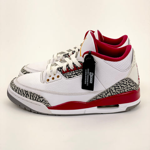 Air Jordan 3 Retro 'Cardinal (2022)' | US M 9 (No Box)