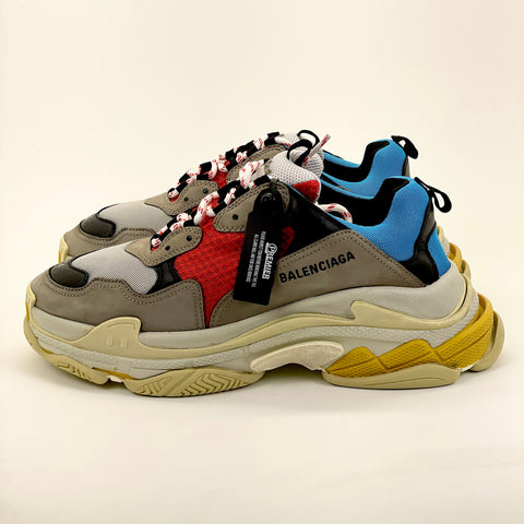 Balenciaga Triple S 'Grey Red Blue' | EU M 44 / US M 11