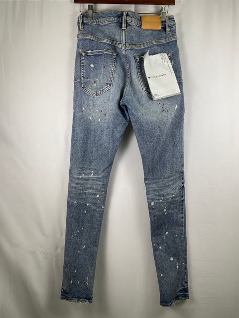 Purple Jeans 'Paint Splatter Denim' | US M 29"