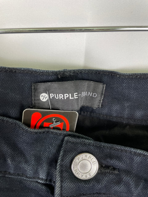 Purple Regular Fit Jeans 'Ripped Patch Black' | US M 36"