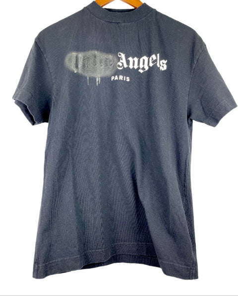 Palm Angels Tees 'Spray Paint Black' | US M X-Small