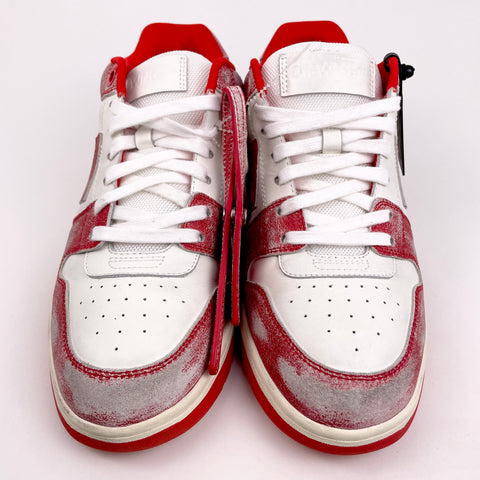 Off White Out Of Office 'Red White Distressed' | EU M 44 / US M 11