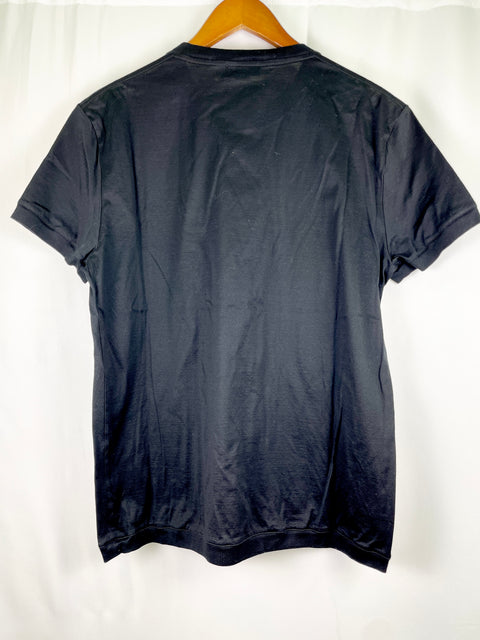 Alexander McQueen Tees 'McQueen Embroidered Black' | US M X-Large
