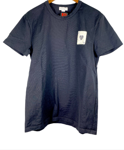 Alexander McQueen Tees 'Logo Ace Patch Black' | US M X-Large