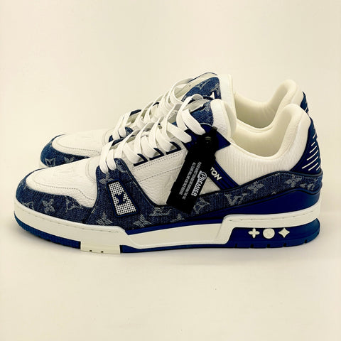 Louis Vuitton Monogram Trainer 'Denim Blue' | US M 9