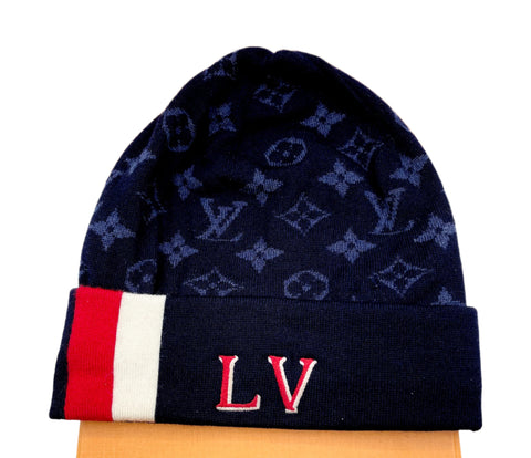 Louis Vuitton Beanie 'LV Varsity Navy' | One Size