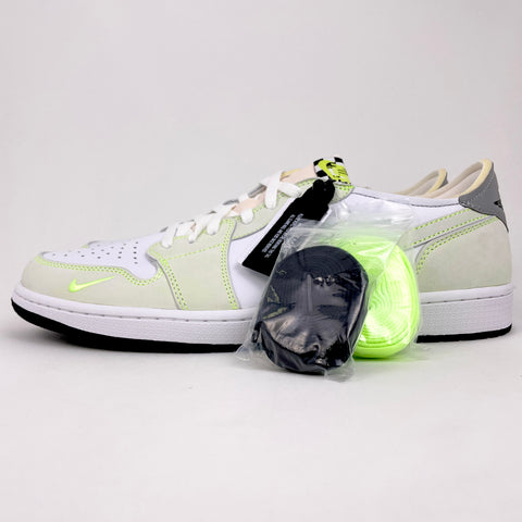 Air Jordan 1 Retro Low 'White Ghost Green (2021)' | US M 14