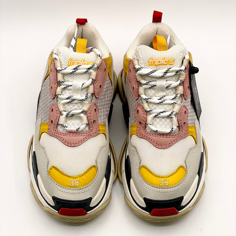 Balenciaga Triple S 'Cream Yellow Red (2018)' | EU W 38 / US W 8