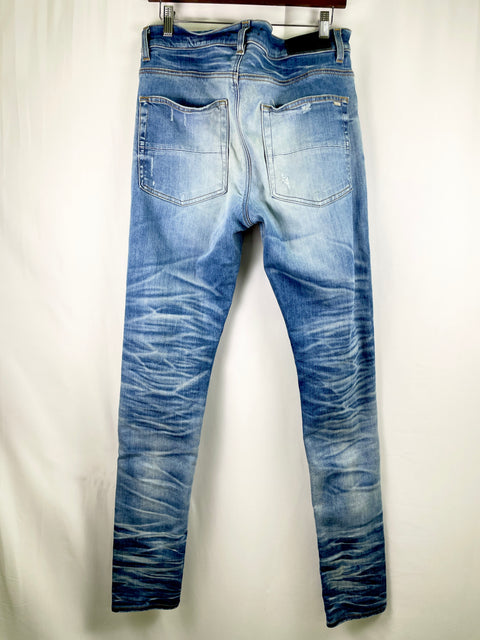 Amiri Skinny Jeans 'MX1 Dark Blue Faded Denim' | US M 34"