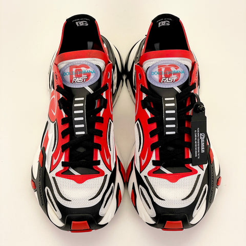 Dolce & Gabbana Fast Sneaker 'White Black Red' | EU M 42.5 / US M 9.5