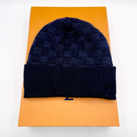 Louis Vuitton Beanie 'Damier Navy' | One Size