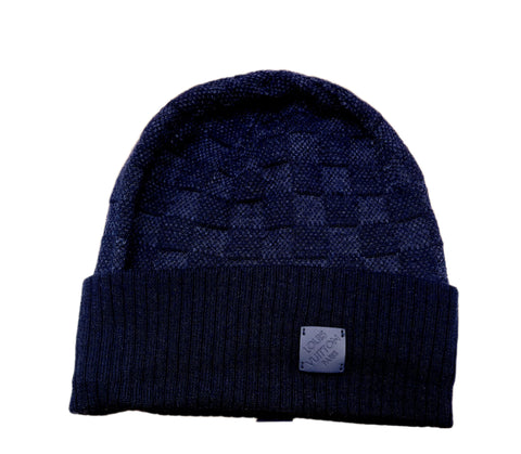 Louis Vuitton Beanie 'Damier Navy' | One Size