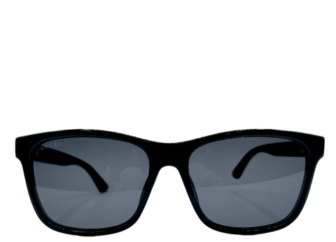 Gucci Square Acetate Sunglass 'Black' | One Size