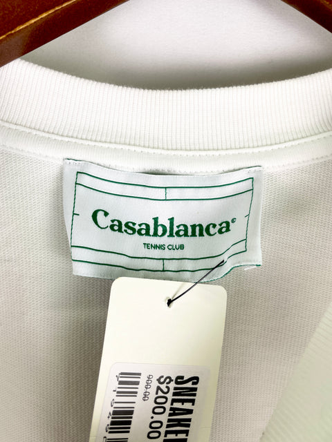 Casablanca Oversized Tee 'Casa Racing 3D Printed White' | US M Small
