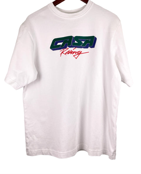 Casablanca Oversized Tee 'Casa Racing 3D Printed White' | US M Small