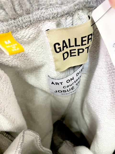 Gallery Dept Sweatshort 'Wide-Leg Printed Grey' | US M Medium