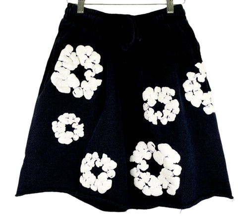 Denim Tears SweatShort 'The Cotton Wreath Black' | US M Small
