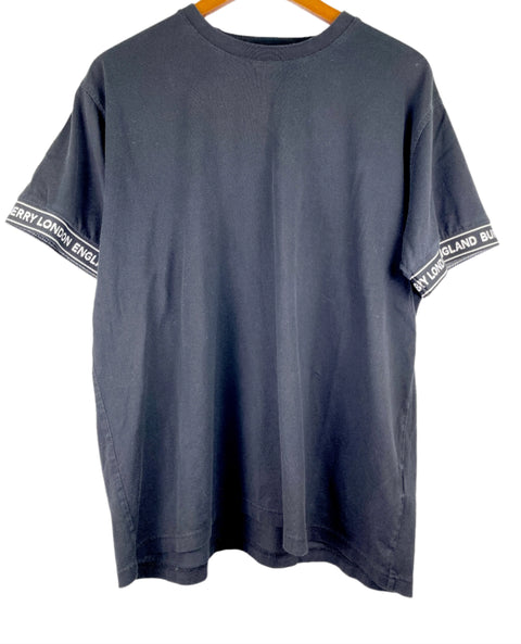 Burberry Oversized Tees 'Sleeve Logo Black' | US M Small