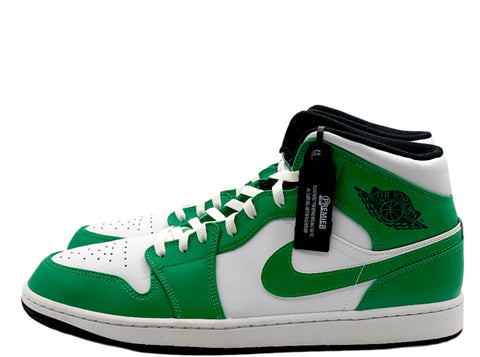 Air Jordan 1 Retro Mid 'Lucky Green (2023)' | US M 14