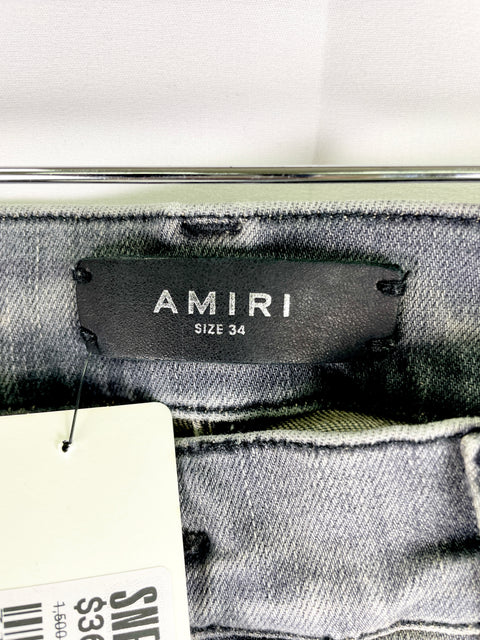 Amiri Jeans 'MX1 Skinny Cut Grey Denim' | US M 34"