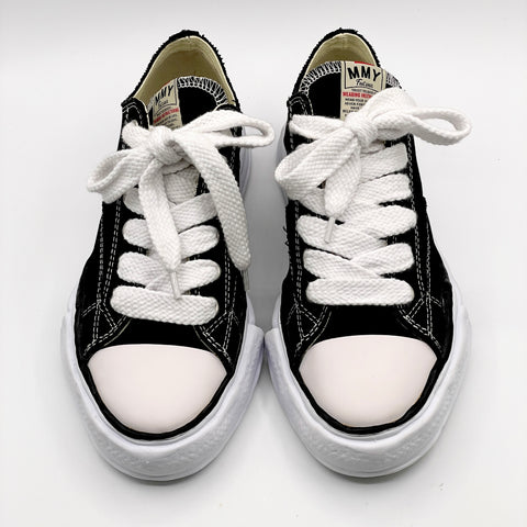 Maison Mihara Yasuhiro Peterson OG Sole Canvas Low 'Black White' | EU M 41 / US M 8