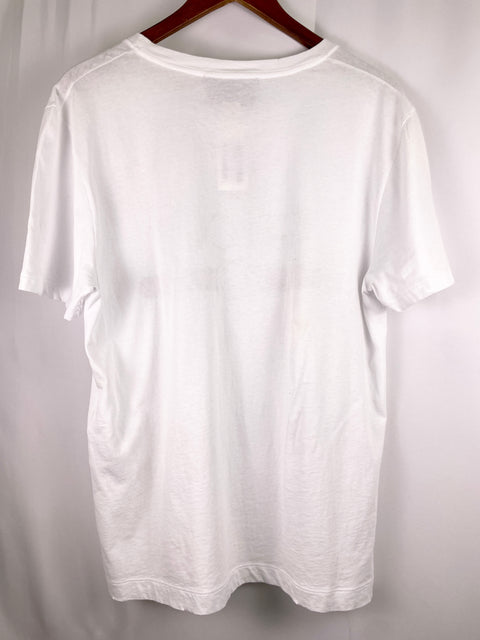 Gucci Tee 'Logo Washed Print White' | US M Small