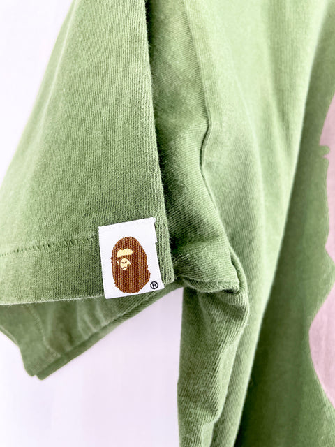Bape Big Ape Head Tee 'Green' | US M X-Large