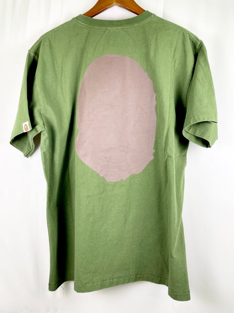 Bape Big Ape Head Tee 'Green' | US M X-Large