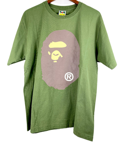 Bape Big Ape Head Tee 'Green' | US M X-Large