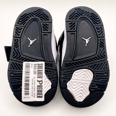 Air Jordan 4 Retro 'White Thunder (TD)' | US 6C