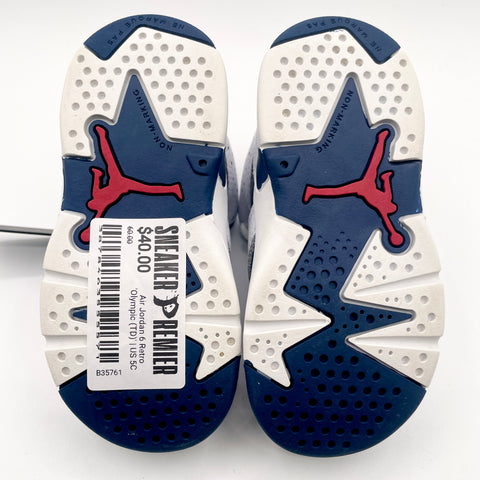 Air Jordan 6 Retro 'Olympic (TD)' | US 5C