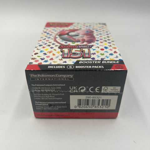 Pokemon Scarlet & Violet: 151 Booster Bundle