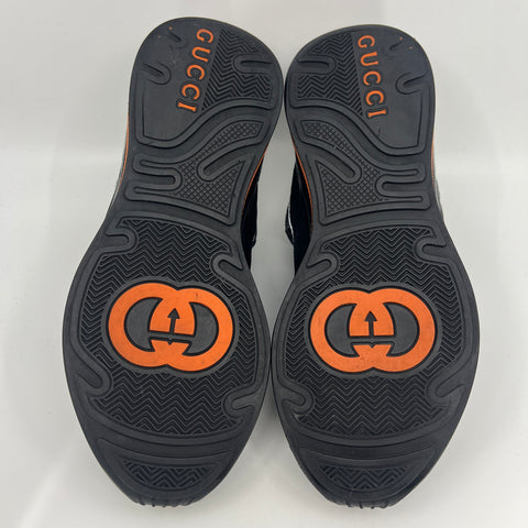 Gucci Ultrapace Low 'Black Grey Orange' | US M 9