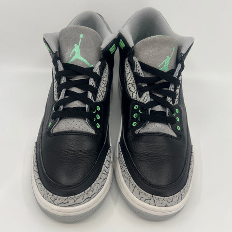 Air Jordan 3 Retro 'Green Glow (2024)' | US M 9 (No Box)