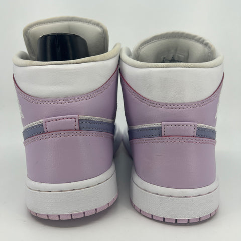 Air Jordan 1 Mid 'Indigo Haze Doll White (2025 Women's)' | US W 8.5 / US GS 7Y