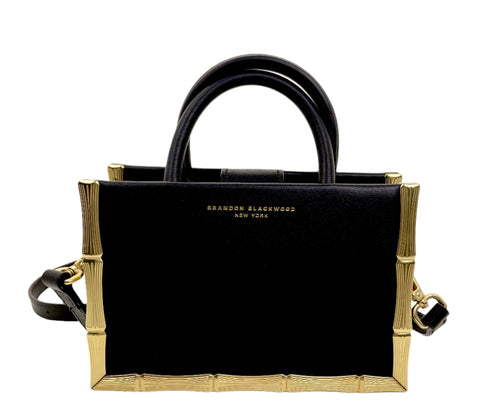 Brandon Blackwood 'Bamboo B Tote Bag' | 4H 7.5W 2.5D