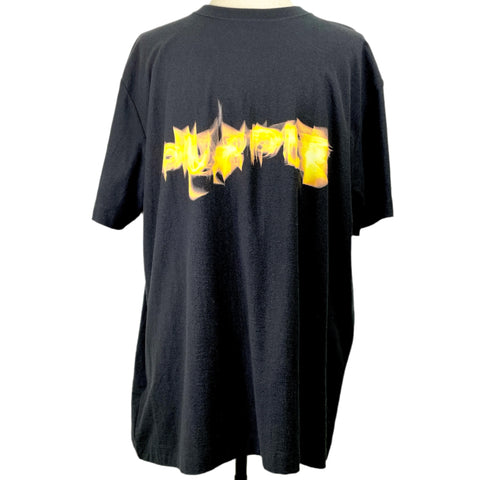 Purple Brand Tee 'Black Inferno Fire' | US M 2XL