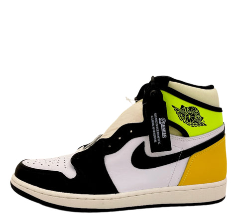 Air Jordan 1 Retro High OG 'White Black Volt University Gold (2021)' | US M 10.5
