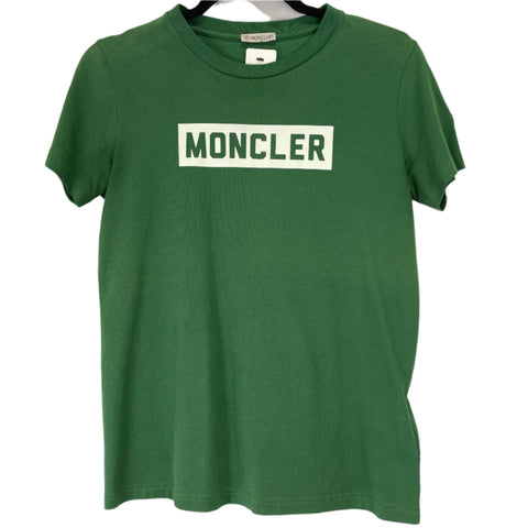 Moncler Box Logo Tee 'Green' | XXS
