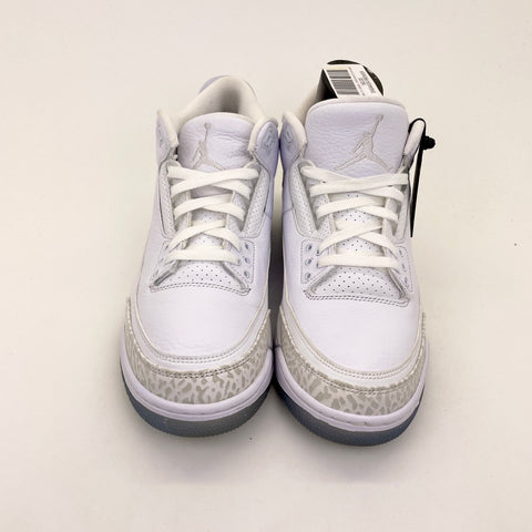 Air Jordan 3 Retro 'Pure Triple White (2018)' | US M 9.5