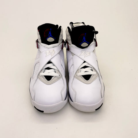 Air Jordan 8 Retro Womens 'White Burgundy (2020)' | US W 8.5 / US M 7