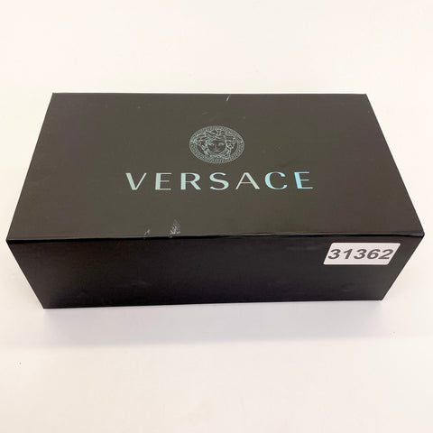 Versace Multicolor Paint Belt Silver Medusa Head | 36