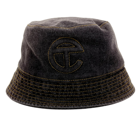 Telfar Denim Bucket Hat 'Black' | S/M