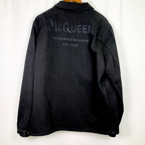 Alexander McQueen Denim Jacket 'Black' | XL